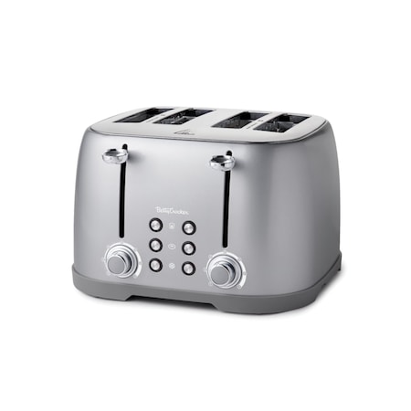 Betty Crocker 4-slice Multi-function Toaster, Sliver BC-4624S